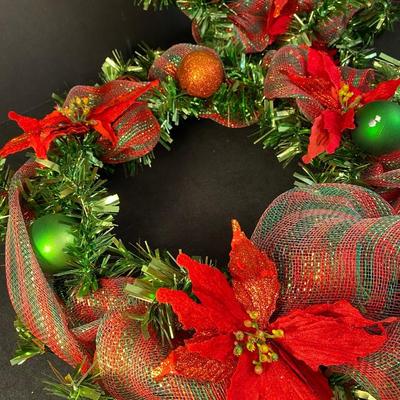 Lot 280. Pair of Christmas Wreaths