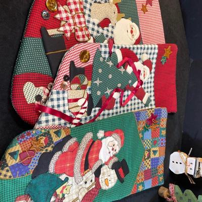 Lot 299. Jim Shore Christmas Figurine and Stockings