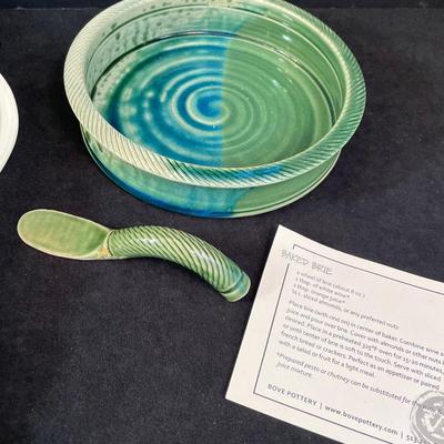 Lot 305.5. Handmade Pottery Serving Dishes