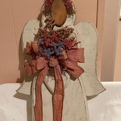 Shabby Chic Mantle Decor - Angel