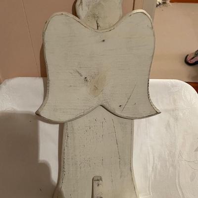 Shabby Chic Mantle Decor - Angel