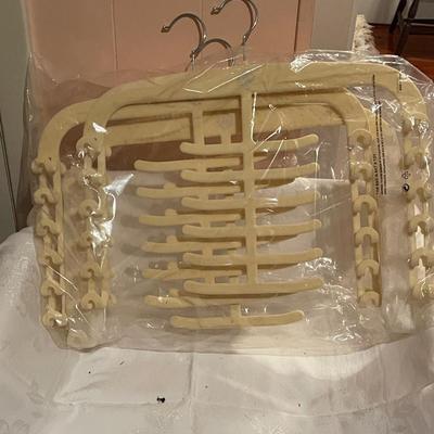 Three Vintage Soft Tie and Belt Hangers