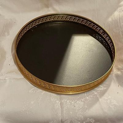 Vintage Brass Vanity Tray