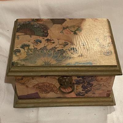 Set of 4 Vintage Wooden Boxes for Potpourri