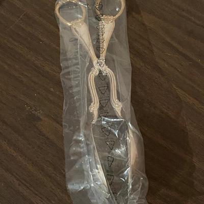 Vintage Gorham Heritage Silver Plate Holiday Salad Tongs