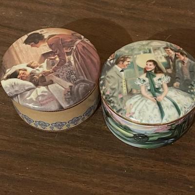 Two Vintage Collectible Music Boxes