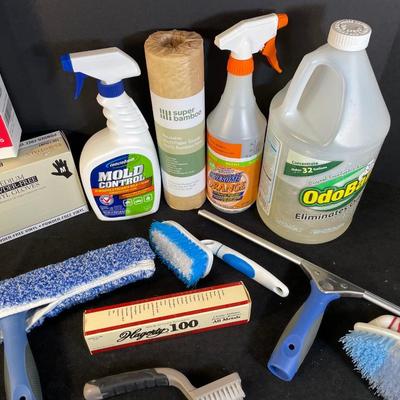 Lot 328. Assorted Cleaning Products with Gloves