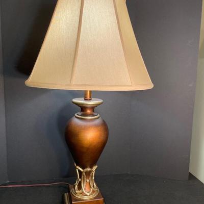 Lot 332. Bronze-Tone Table Lamp