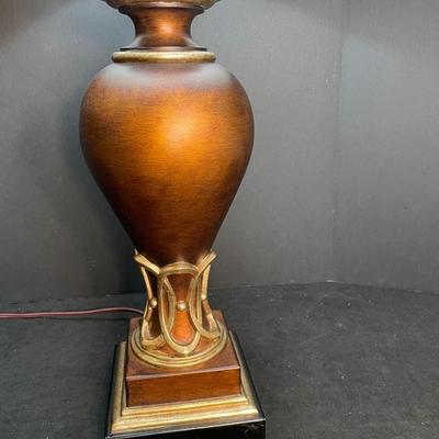 Lot 332. Bronze-Tone Table Lamp
