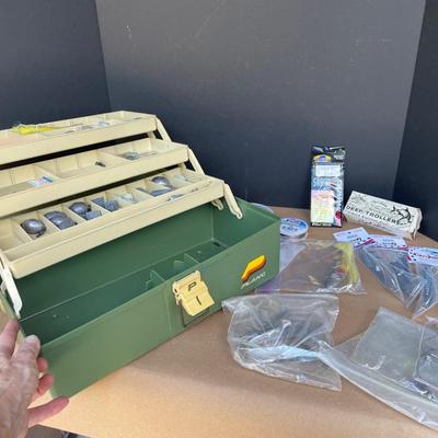 Lot 68. Tackle Box with misc gear