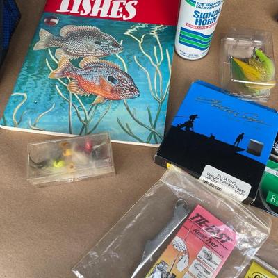 Lot 72. Misc Fishing Gear with Cooler