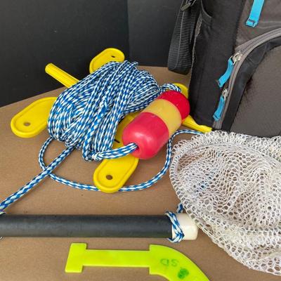 Lot 76. Misc Boating Items with Cooler