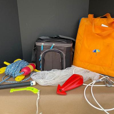 Lot 76. Misc Boating Items with Cooler