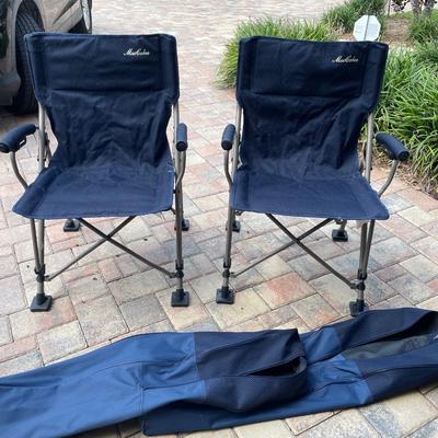 Lot 90. Pair of Fold-up Chairs with carrying bags