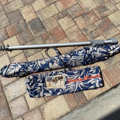 Lot 92. Tommy Bahama Beach Umbrella