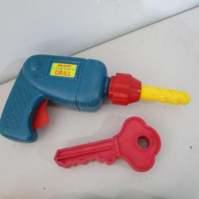 #2 Toddler play tools and Fisher Price stacking toy