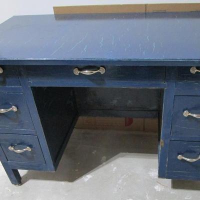 #3 Desk Vintage blue, great studen desk.  Very sturdy and built well.