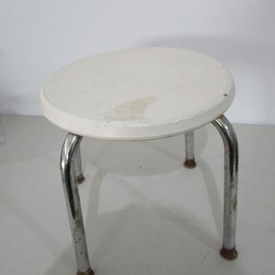 #27 white stool