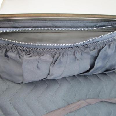 #44 American Tourister blue suitcase