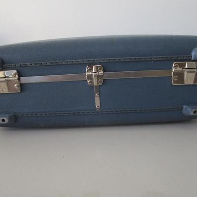 #44 American Tourister blue suitcase