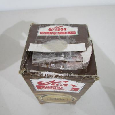#63 Box Kerr lids with bands regular mouth (set of 12 lids and bands)