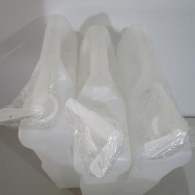 #74 3- Four liter water containers with spout