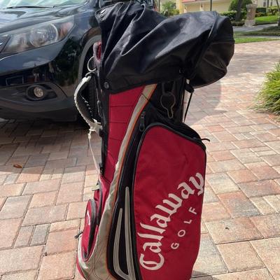 Lot 116. Red Callaway Golf Bag
