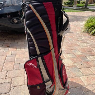 Lot 116. Red Callaway Golf Bag
