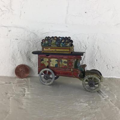 B1094 Rare Antique Meier Omnibus German Penny Toy