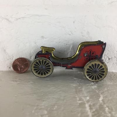B1178 Rare Meier Tin Toy Car Lithographed German Penny Toy