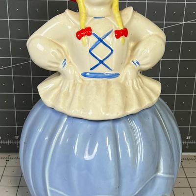 Pottery Guild Dutch Girl Cookie Jar