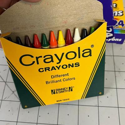 4 Boxes of Crayons; Crayola and Crazy Art