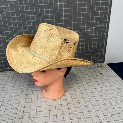 Lone Rider Straw Cowboy Hat