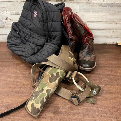 New Outdoor Lot; Boots Holster, Backpack