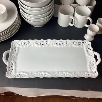 K1193 Misc. White China Set