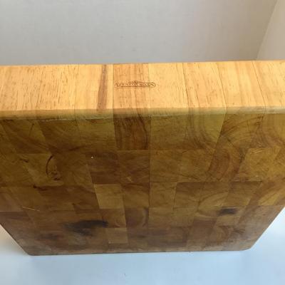 K1147 Large 2.5â€ Thick 16â€ Square Mountain Woods Cutting Block