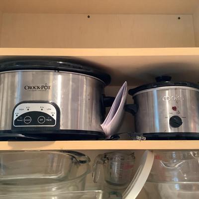 K1152 Crockpot 6qt and Cooks Crock Pot 1.5qt