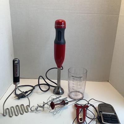 K1163 Kitchen Aid Hand Blender with Extras