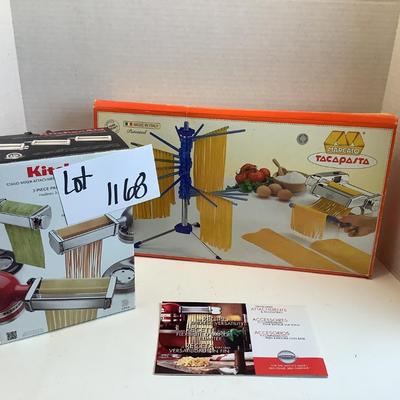 K1168 Kitchen Aid 3 Piece Pasta Roller & Cutter with Pasta Dryer
