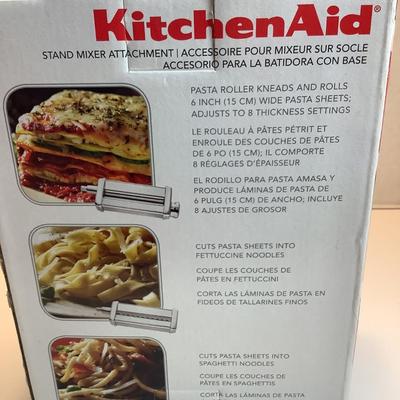 K1168 Kitchen Aid 3 Piece Pasta Roller & Cutter with Pasta Dryer
