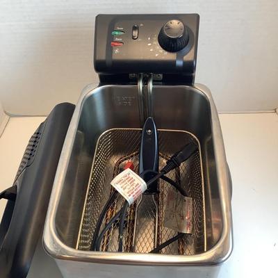 K1170 Restaurant Style Stainless Steel Deep Fryer