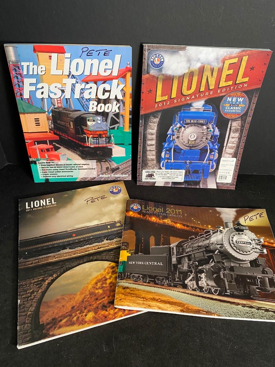 Lot 246. Four Lionel Train Books