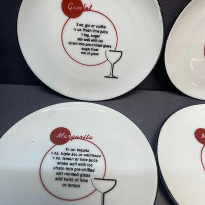 Drink Recipe plates