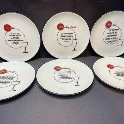 Drink Recipe plates