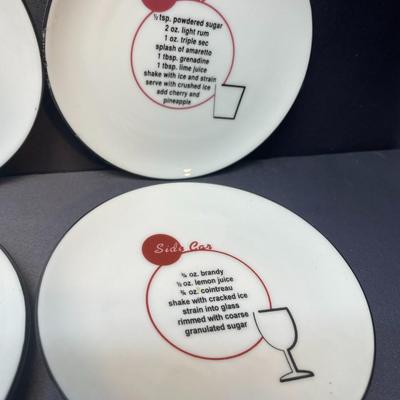 Drink Recipe plates