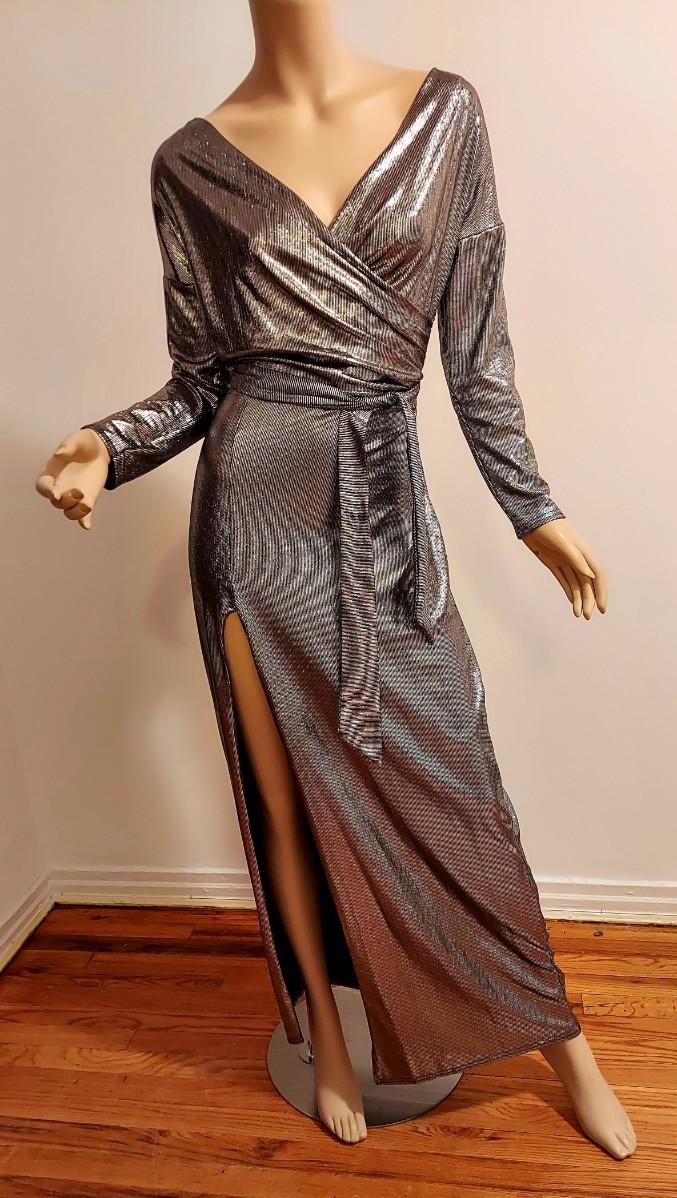 Silver maxi deals dress uk