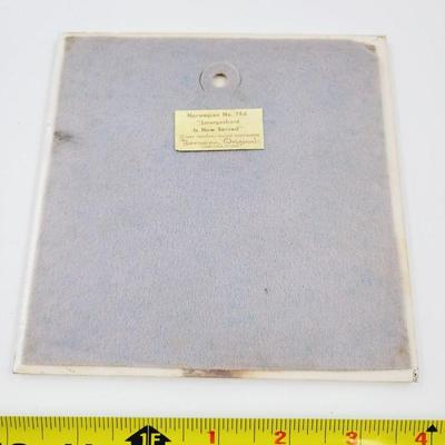 1965 "SMORGASBORD IS NOW SERVED" NORWEGIAN #164 TRIVET