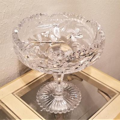 Lot #41  Pretty Vintage Crystal Compote