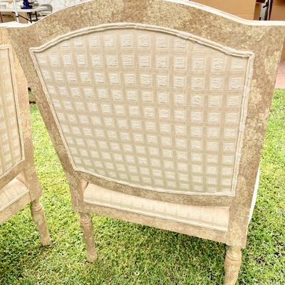 LOT 106  BEAUTIFUL GRAND SCALE ARM CHAIRS