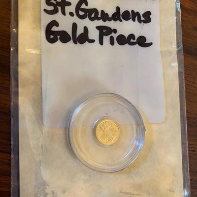 $20 miniature  St. Gaudens Gold Piece Coin